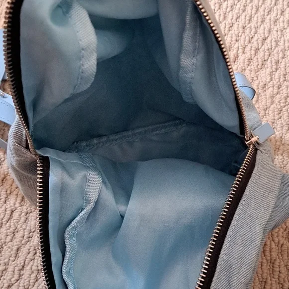 Guess Mini Denim Backpack, Light Blue - Picture 4 of 10